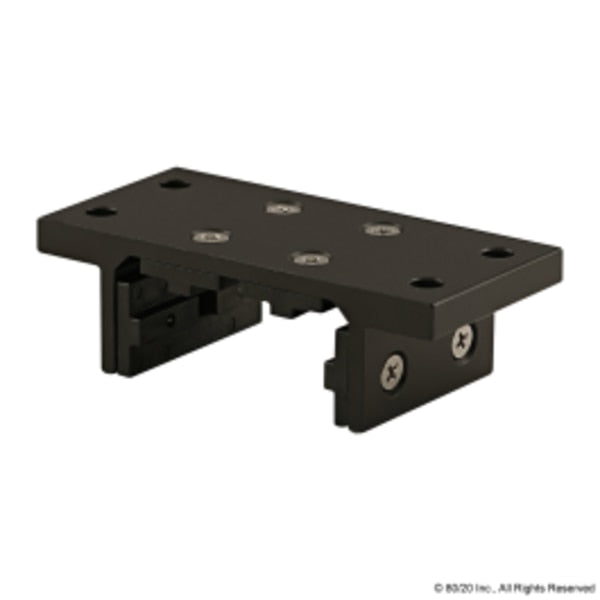 Black 25S Shrt Dbl Flange Linear Bearing