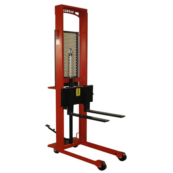 Economy Straddle Hydraulic Fork Stacker, ESFL-76-30S
