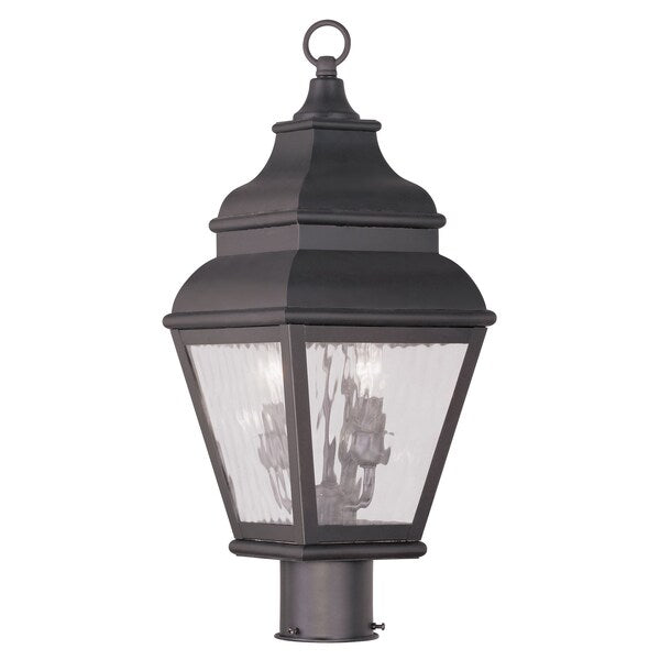 Exeter 2 Light Bronze Outdoor Post Top L