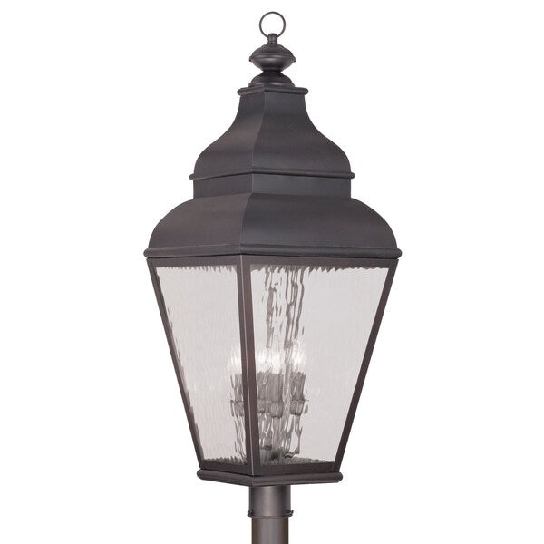 Exeter 4 Light Bronze Outdoor Post Top L