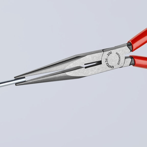 8 in Needle Nose Plier, Side Cutter Plastic Coated Handle
