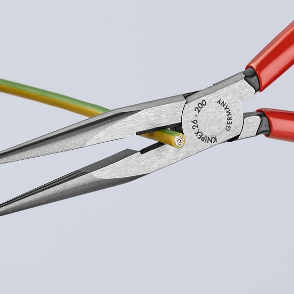 8 in Needle Nose Plier, Side Cutter Plastic Coated Handle
