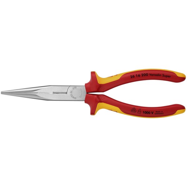 Long Nose Pliers with Cutting Edges, 8
