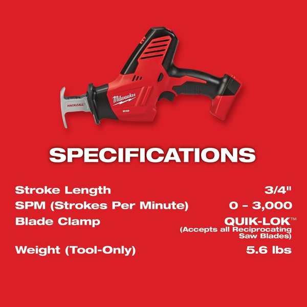 M18 HACKZALL Recip Saw