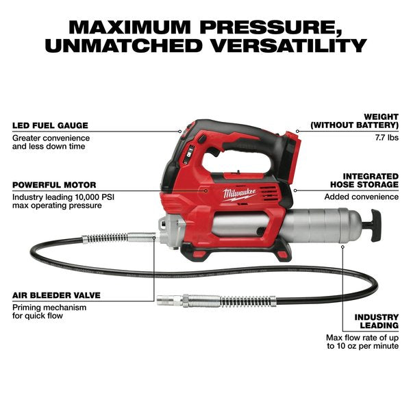 M18 Cordless 2-Speed Grease Gun