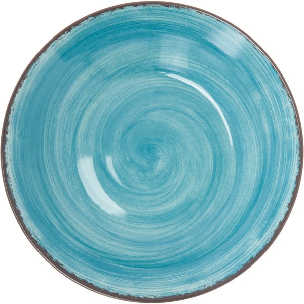Mlmn Rimmed Soup Bowl, 28.5 oz., Aqa, PK6