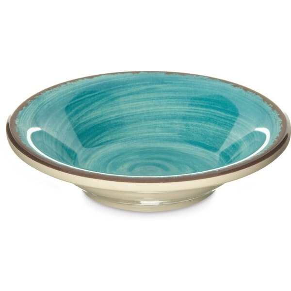 Melamine Fruit Bowl, 4.5 oz., Aqua, PK48