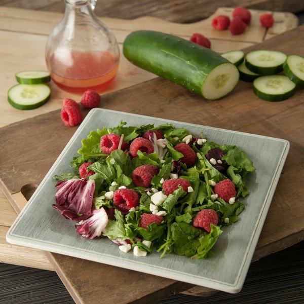 Melamine Sq. Salad Plate, 8.5
