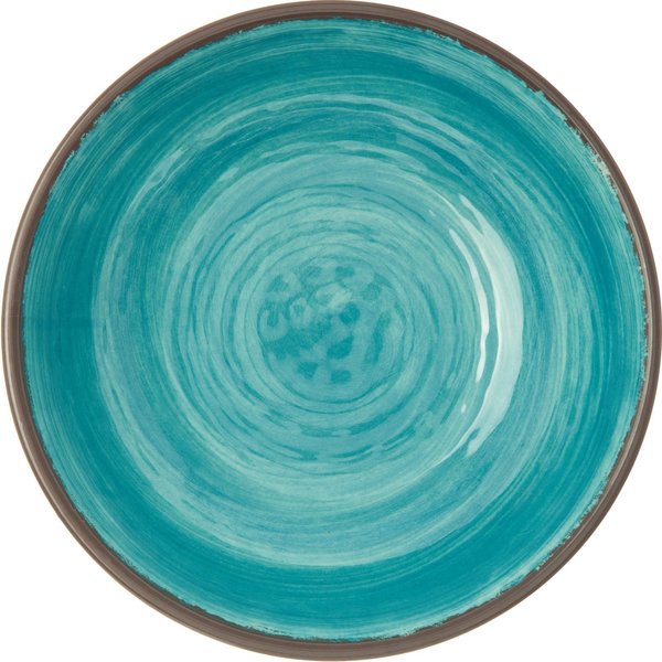 Melamine Cereal Bowl, 35.5 oz., Aqua, PK12