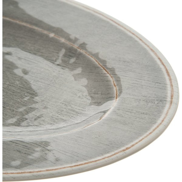 Melamine Oval Plate, 12