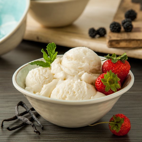 Melamine Ice Cream Bowl, 27 oz., Buff, PK12