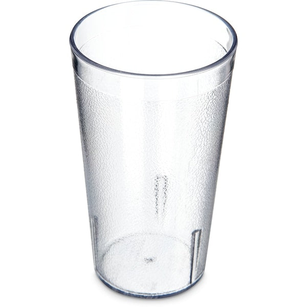 SAN Plastic Tumbler, 12 oz., Clear, PK24