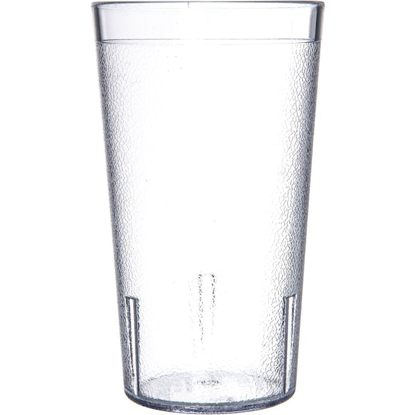 SAN Plastic Tumbler, 12 oz., Clear, PK24