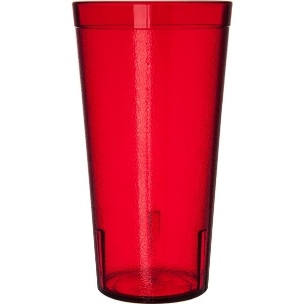 SAN Tumbler, 20 oz., 12/Pack, Ruby, PK6