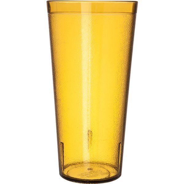 SAN Plastic Tumbler, 24 oz., Amber, PK72