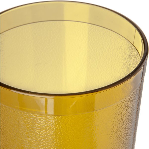 SAN Plastic Tumbler, 24 oz., Amber, PK72