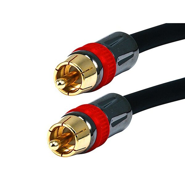 A/V Cable, RCA Coaxial M/M, CL2 rated, 3ft