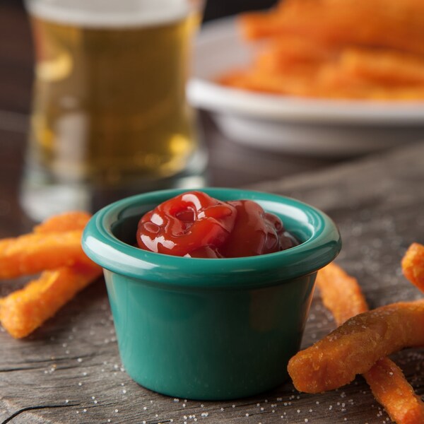 Melamine Smooth Ramekin, 1.5 oz., Grn, PK48