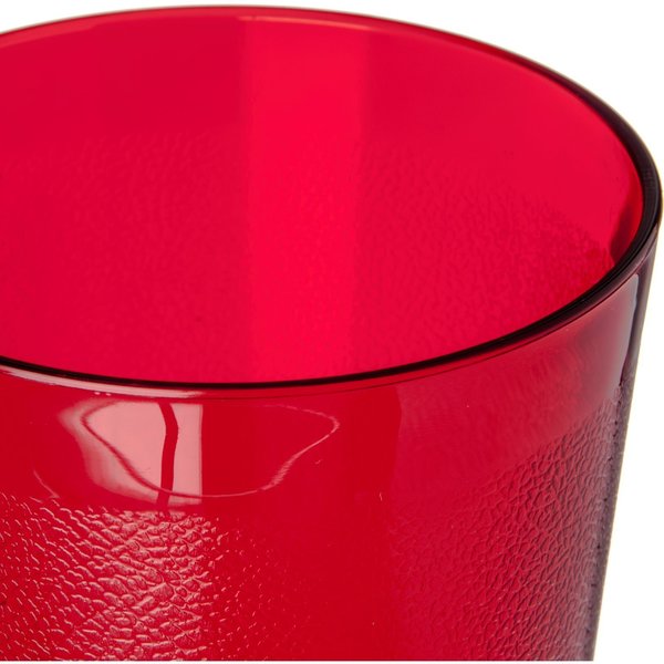 SAN Plastic Tumbler, 32 oz., Ruby, PK24