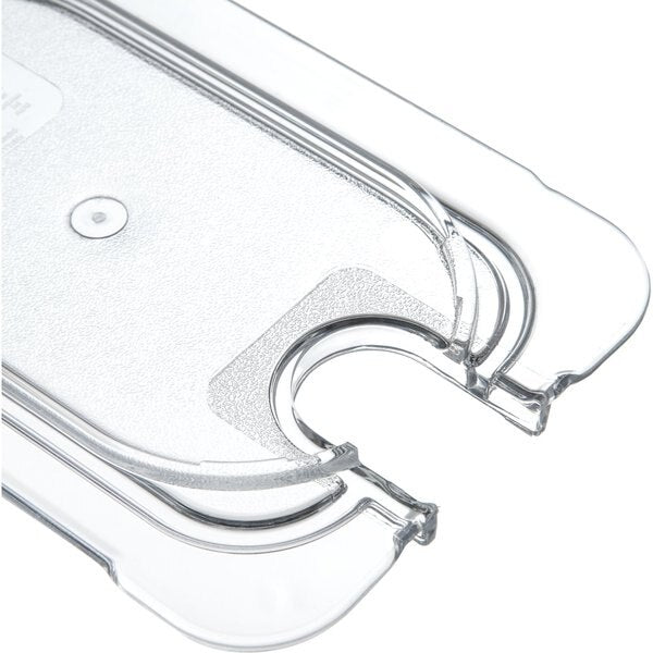 Univ Flat Notchd Lid, 1/9 Food Pan, Cl, PK6