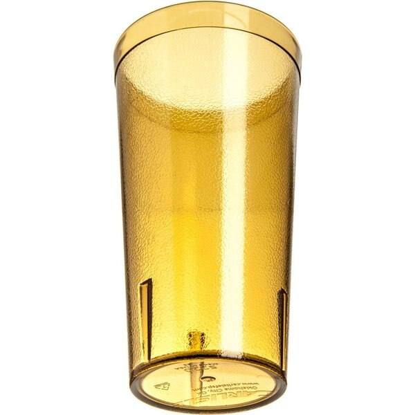 SAN Tumbler, 20 oz., 6/Pack, Amber, PK12