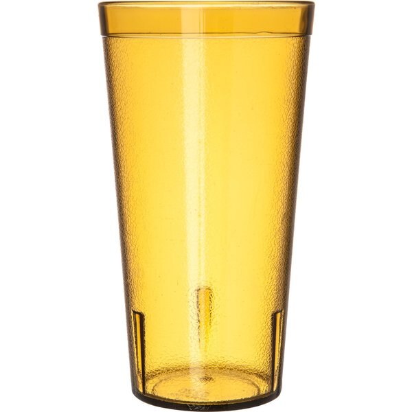 SAN Tumbler, 20 oz., 6/Pack, Amber, PK12