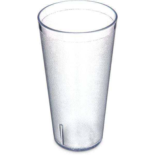 SAN Plastic Tumbler, 32 oz., Clr, PK24
