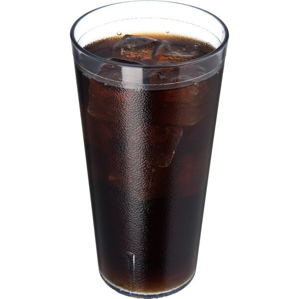 SAN Plastic Tumbler, 32 oz., Clr, PK24