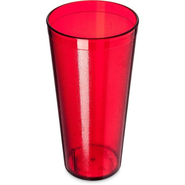 SAN Tumbler, 24 oz., 6/Pack, Ruby, PK12