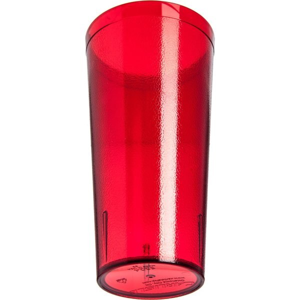 SAN Tumbler, 24 oz., 6/Pack, Ruby, PK12