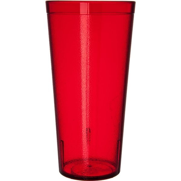 SAN Tumbler, 24 oz., 6/Pack, Ruby, PK12