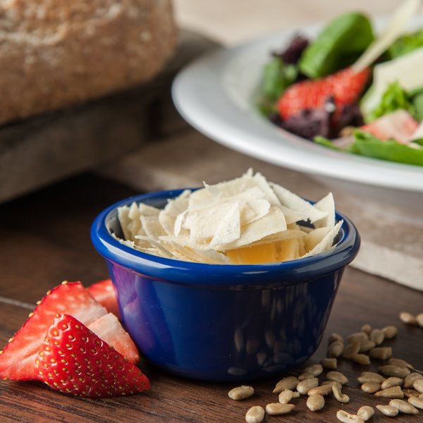 Melamine Smooth Ramekin, 3 oz., Blu, PK48