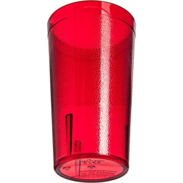 SAN Tumbler, 12 oz., 12/Pack, Ruby, PK6