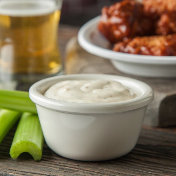 Melamine Smooth Ramekin, 4 oz., Bone, PK4