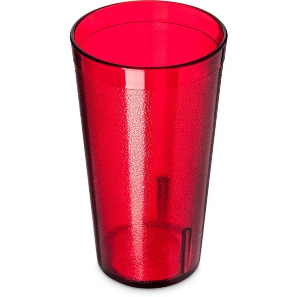SAN Tumbler, 16 oz., 6/Pack, Ruby, PK12