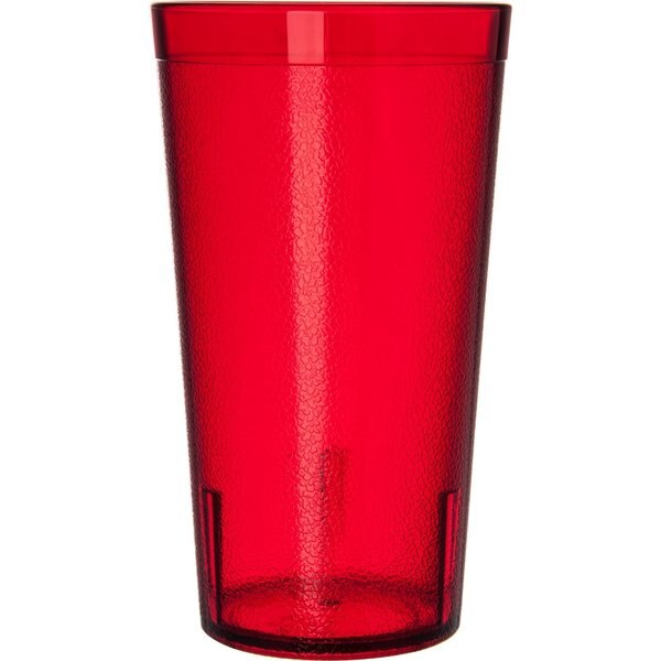 SAN Tumbler, 16 oz., 6/Pack, Ruby, PK12