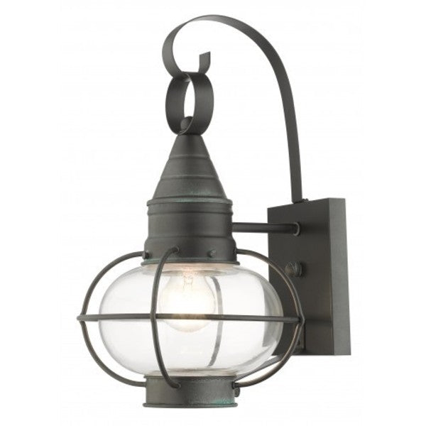 Charcoal Outdoor Wall Lantern, 1 Light