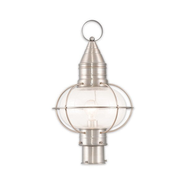 Newburyport 1 Light Brushed Nickel Outdo