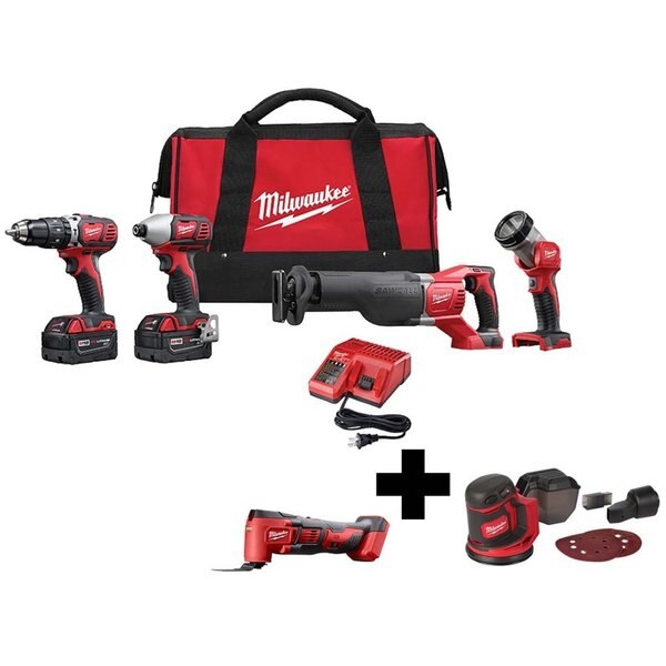 Cordless Combo Kit, Multi-Tool, Orbit Sand