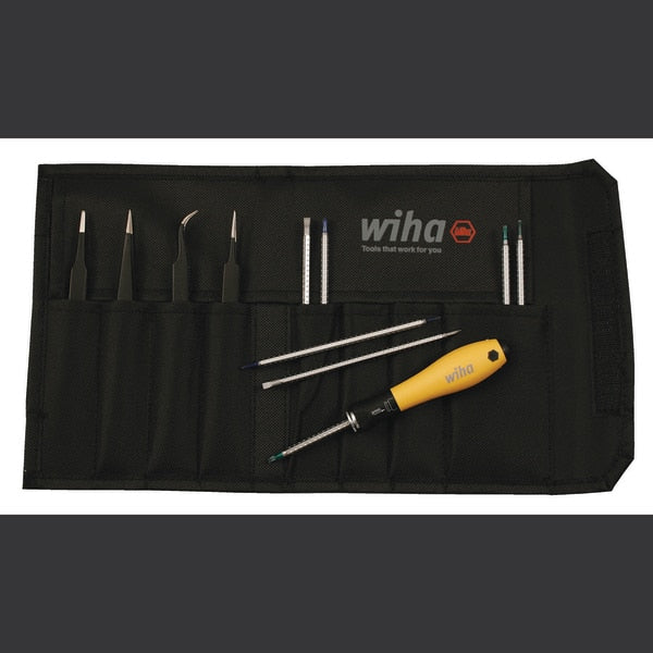 ESD Safe Drive-loc VI and Tweezers 12 Pc
