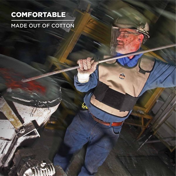 Cooling Vest with Packs, Khaki, S/M