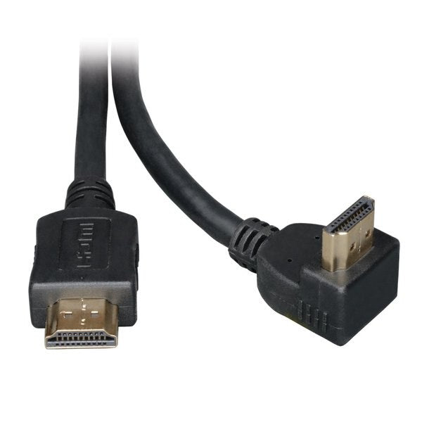 HDMI Cable, Hi Speed, RA, M/M, M/M, 6ft