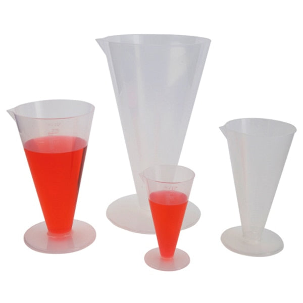PP Conical Graduates 500 mL, PK6