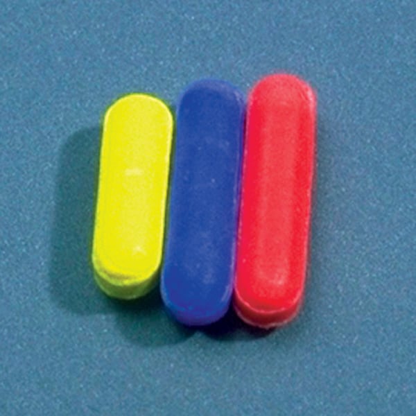 Octagonal PTFE Yellow Stirring Bar, PK12