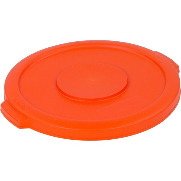 Trash Can Lid, 10 gal Bronco Rnd Lid Orng