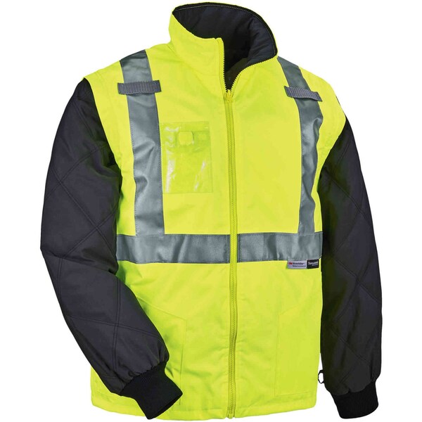 Convertible Thermal Jacket, Lime, 4XL