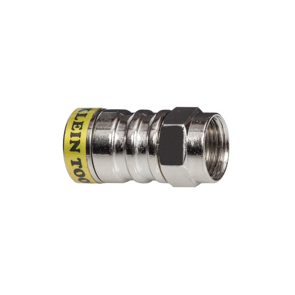 Push-On F Connectors RG6/6Q 10-Pack