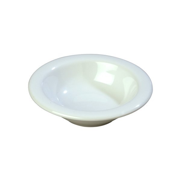 Melamine Rim Fruit Bowl, 4.5 oz., Wht, PK48