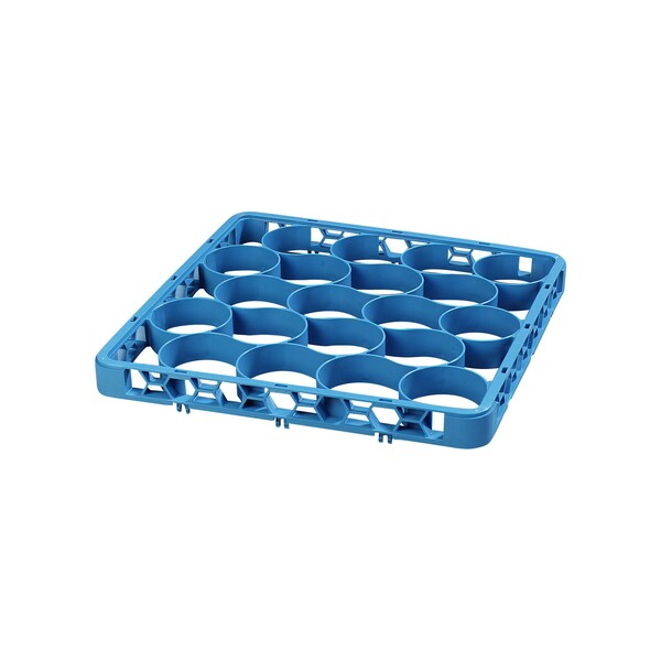 Shrt Glass Rack Ext, 20 Comp, Blu, PK6