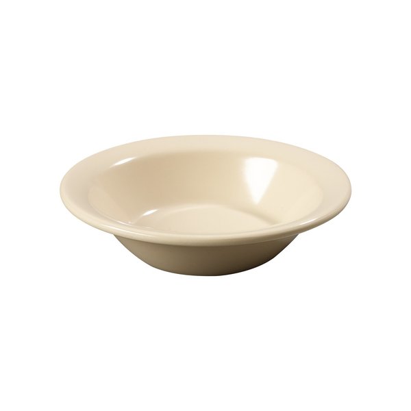 Melamine Rim Fruit Bowl, 5 oz., Tan, PK48
